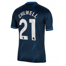 Chelsea Ben Chilwell #21 Borta Kläder 2023-24 Kortärmad